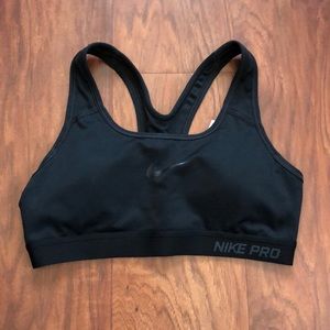 Woman’s Black Nike Padded Sports Bra